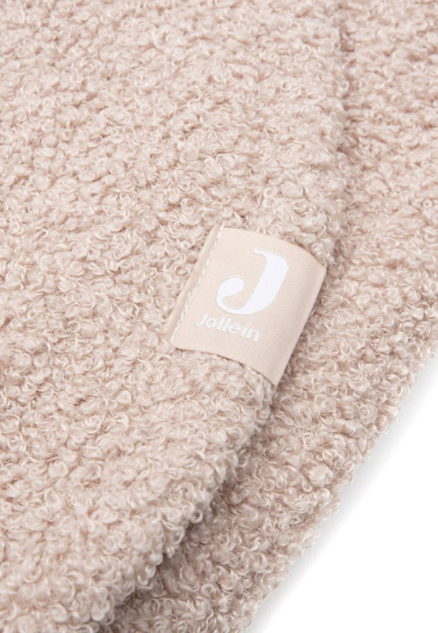 Otulacz do fotelika i wózka Bear Boucle różowy Jollein