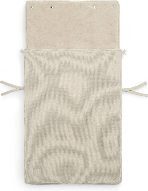 Śpiworek do wózka i fotelika basic beżowy 42x82cm Jollein