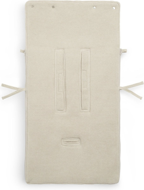 Śpiworek do wózka i fotelika basic beżowy 42x82cm Jollein