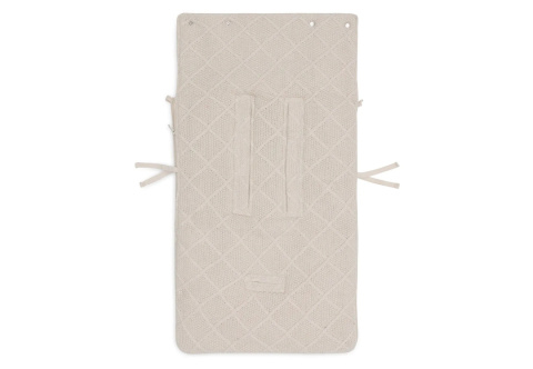 Śpiworek do wózka i fotelika Oatmeal beżowy 42x82cm Jollein