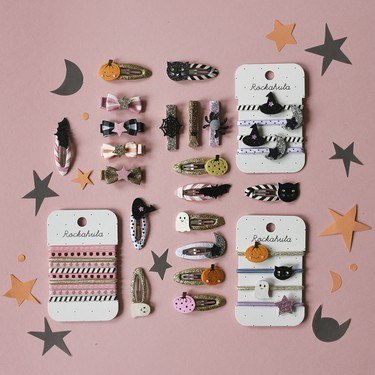 Rockahula Kids spinki do włosów dla dziewczynki 2 szt. Nietoperze