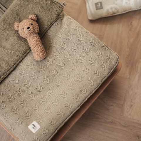 Śpiworek do wózka i fotelika 42x82cm Wild oliwkowy Jollein