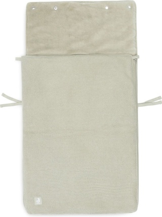 Śpiworek do wózka i fotelika basic oliwkowy 42x82 cm Jollein