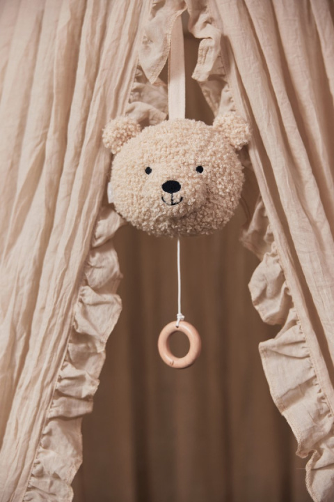 Baldachim nad łóżeczko Vintage 245 cm Vintage Ruffle Nougat Jollein