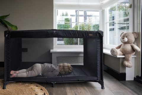 Łóżeczko turystyczne Topmark Charlie Kojec czarny