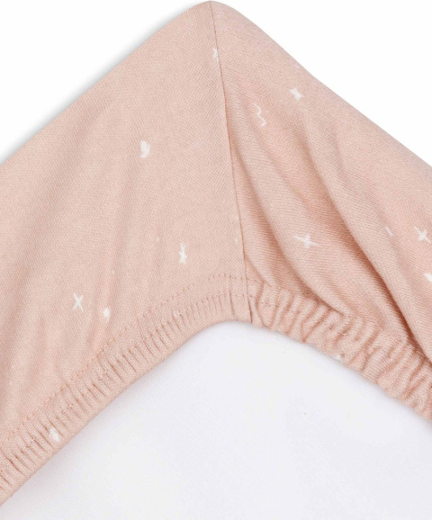 Pokrowiec na matę do przewijania Jersey 50x70cm Twinkling róż Jollein