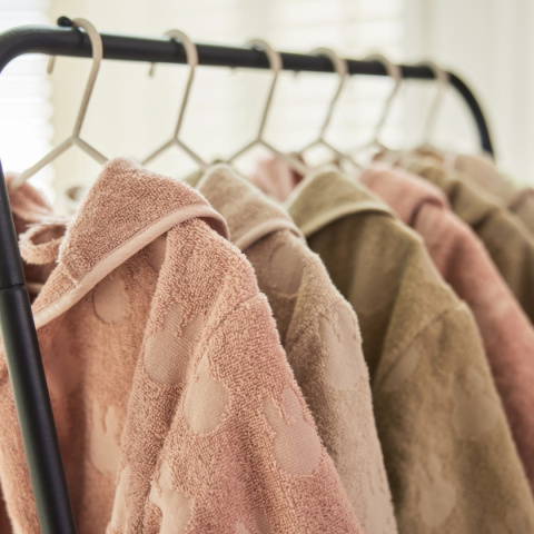 Ręcznik kąpielowy z kapturem 65x62cm Terry Miffy Jacquard - Nougat Jollein