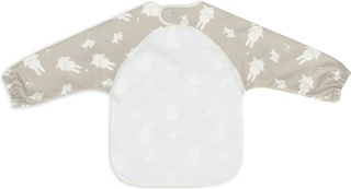 Śliniak fartuszek wodoodporny z rękawami Miffy&Snuffy oliwkowy Jollein