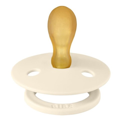 BIBS COLOUR SYMMETRICAL IVORY M Smoczek Symetryczny kauczuk Hevea