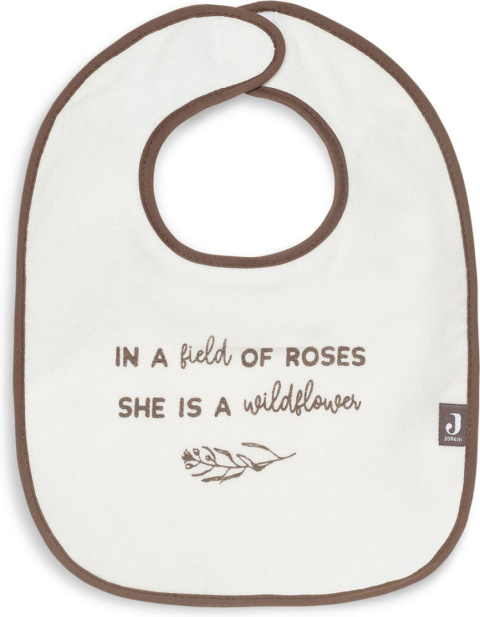 Śliniaki niemowlęce bawełna kasztan 3 szt Jollein