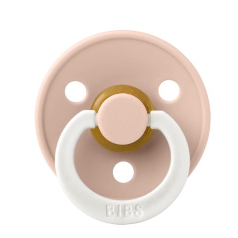 BIBS COLOUR BLUSH NIGHT L Smoczek Uspokajający kauczuk Hevea