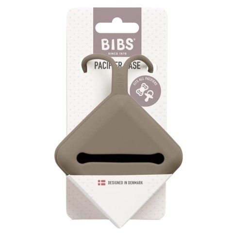 BIBS PACIFIER CASE DARK OAK pojemnik na 3 smoczki