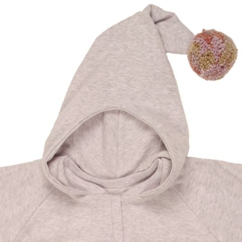 Hi Little One kombinezon całoroczny z kapturem TOG 2,0 OverSize BOHO Dark Pink roz M Pom Pom