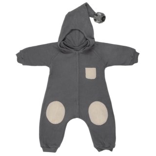 Hi Little One kombinezon całoroczny z kapturem TOG 2,0 OverSize BOHO Iron roz M Pom Pom