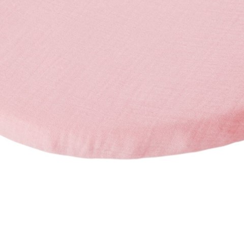 Hi Little One prześcieradło do wózka gondoli kołyski BIO bawełna Blush