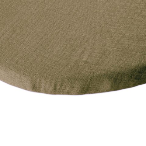 Hi Little One prześcieradło do wózka gondoli kołyski BIO bawełna Green Hunter