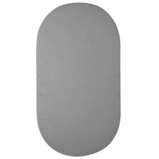 Hi Little One prześcieradło do wózka gondoli kołyski BIO bawełna Grey