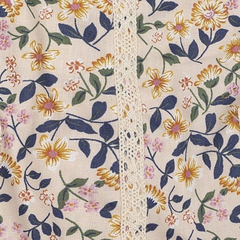 Hi Little One rampers dla dziewczynki BOHO FLOPI Powder roz L Pom Pom