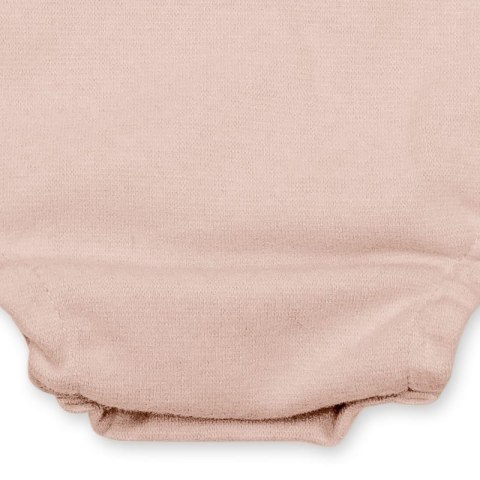 Hi Little One rampers niemowlęcy MIŚ OverSize BOHO Blush roz S Pom Pom
