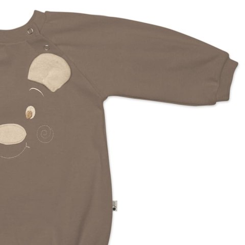 Hi Little One rampers niemowlęcy MIŚ OverSize BOHO Caffe Latte roz S