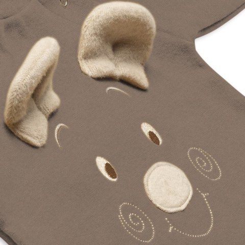 Hi Little One rampers niemowlęcy MIŚ OverSize BOHO Caffe Latte roz S