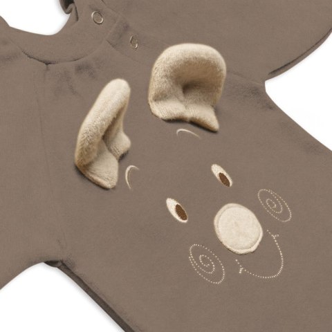 Hi Little One rampers niemowlęcy MIŚ OverSize BOHO Caffe Latte roz S