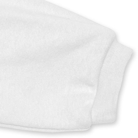 Hi Little One rampers niemowlęcy MIŚ OverSize BOHO White roz S Pom Pom