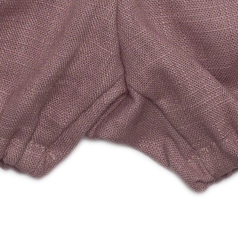 Hi Little One bluzeczka i bloomersy z lnu BOHO LEO Mauve roz M Pom Pom