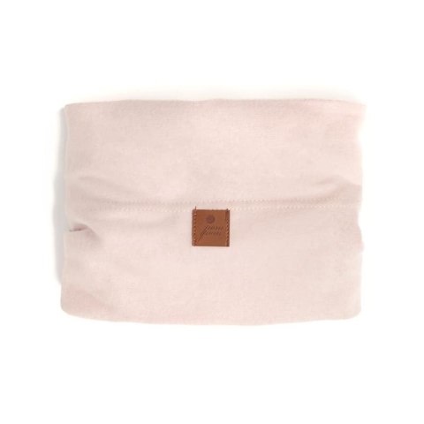 Hi Little One szalik golf zimowy niemowlęcy BOHO Blush M Pom Pom