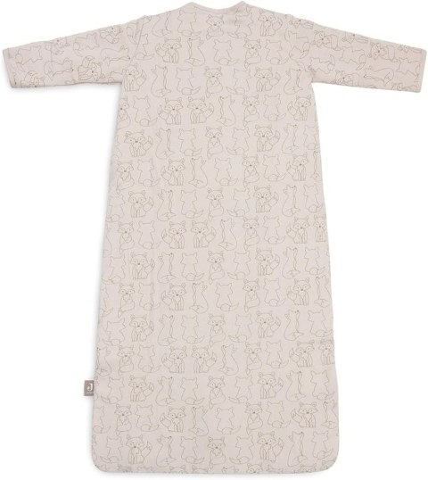 Jollein śpiworek niemowlęcy do spania całoroczny z odpinanymi rękawami FOX Nougat 90 cm