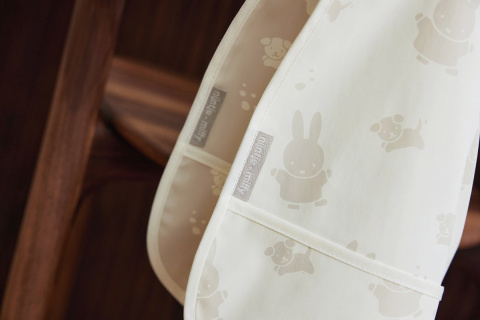 Śliniak wodoodporny Bib Miffy&Snuffy Nougat (2 sztuki)