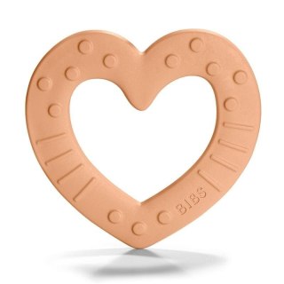 BIBS BABY BITIE HEART PEACH gryzak dla niemowlaka