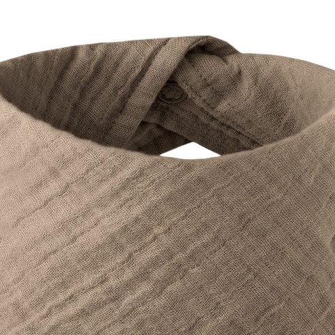 BIBS BANDANA BIB DARK OAK bandanka śliniak z kieszonką na smoczek 100% organic cotton