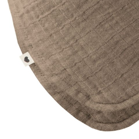 BIBS BANDANA BIB DARK OAK bandanka śliniak z kieszonką na smoczek 100% organic cotton