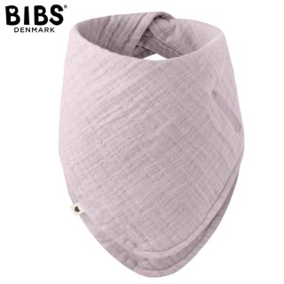 BIBS BANDANA BIB DUSKY LILAC bandanka śliniak z kieszonką na smoczek 100% organic cotton