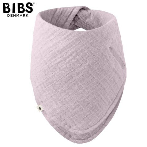 BIBS BANDANA BIB DUSKY LILAC bandanka śliniak z kieszonką na smoczek 100% organic cotton