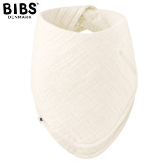 BIBS BANDANA BIB IVORY bandanka śliniak z kieszonką na smoczek 100% organic cotton