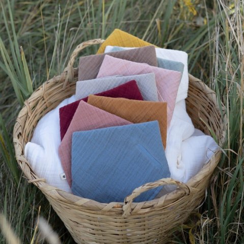 BIBS BANDANA BIB IVORY bandanka śliniak z kieszonką na smoczek 100% organic cotton