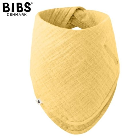 BIBS BANDANA BIB PALE BUTTER bandanka śliniak z kieszonką na smoczek 100% organic cotton