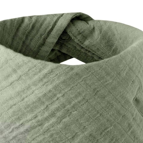 BIBS BANDANA BIB SAGE bandanka śliniak z kieszonką na smoczek 100% organic cotton