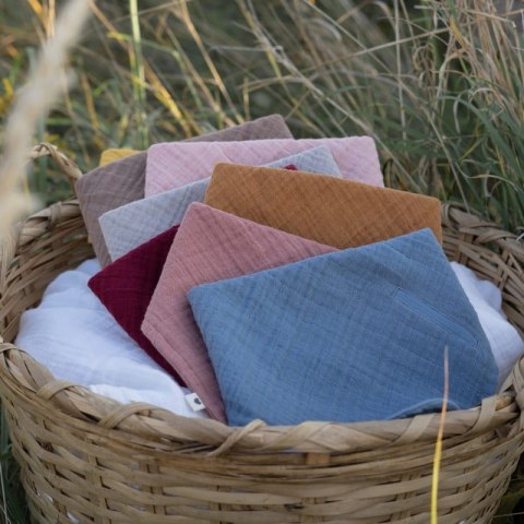 BIBS BANDANA BIB SAGE bandanka śliniak z kieszonką na smoczek 100% organic cotton