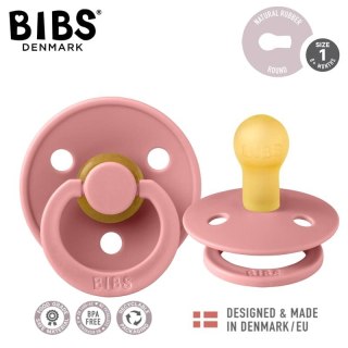 BIBS COLOUR DUSTY PINK S Smoczek Uspokajający kauczuk Hevea