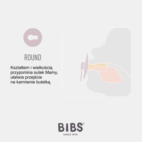 BIBS COLOUR KHAKI S Smoczek Uspokajający kauczuk Hevea