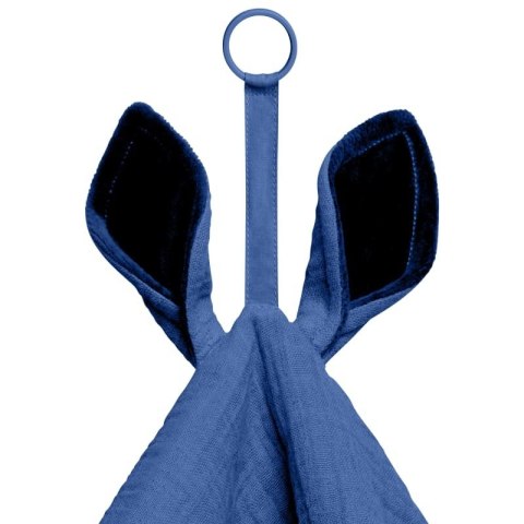 BIBS CUDDLE CLOTH KANGAROO CORNFLOWER Pieluszka przytulanka z zawieszką na smoczek