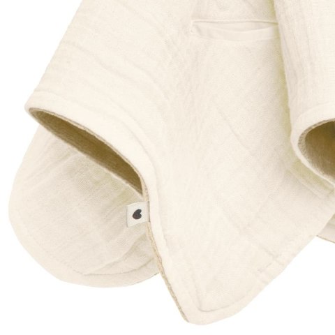 BIBS CUDDLE CLOTH KANGAROO IVORY Pieluszka przytulanka z zawieszką na smoczek
