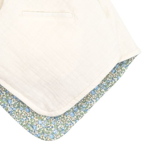 BIBS LIBERTY CUDDLE CLOTH KANGAROO ELOISE IVORY Pieluszka przytulanka z zawieszką i kieszonką na smoczek