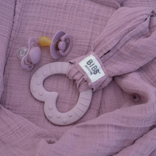 BIBS MUSLIN CLOTH 2 pieluszki muślinowe 100% ORGANIC COTTON HEATHER 70 x 70 cm