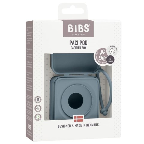 BIBS PACIFIER BOX PETROL 2 w 1 etui do smoczków oraz pojemnik do sterylizacji smoczków