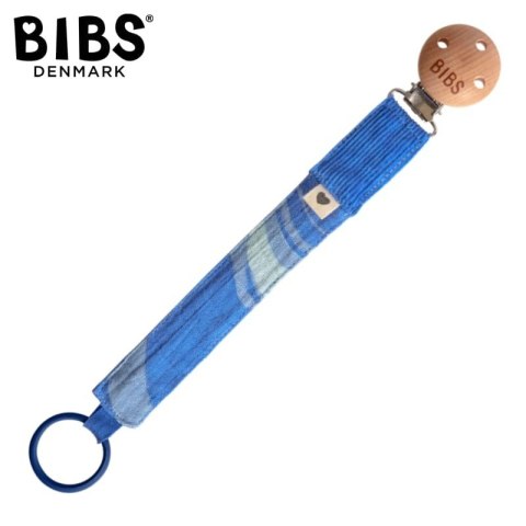 BIBS PACIFIER BRAID TIE DYE OCEAN zawieszka do smoczków 100% organic cotton