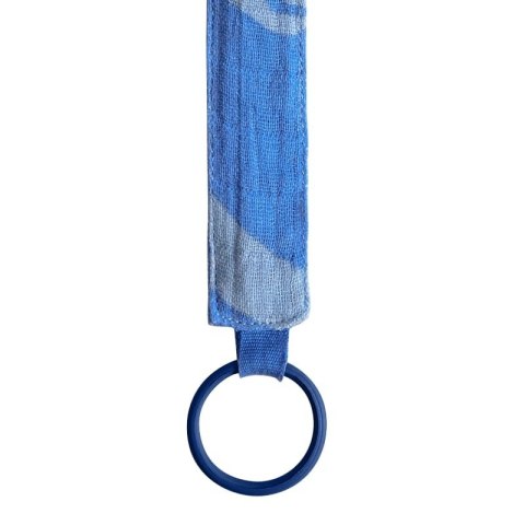 BIBS PACIFIER BRAID TIE DYE OCEAN zawieszka do smoczków 100% organic cotton